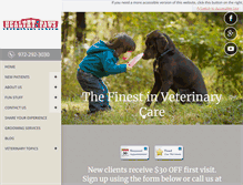 Tablet Screenshot of healthypawsveterinarycenter.com